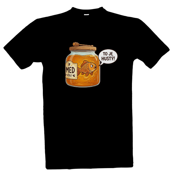 Tričko s potiskem Kapr v medu