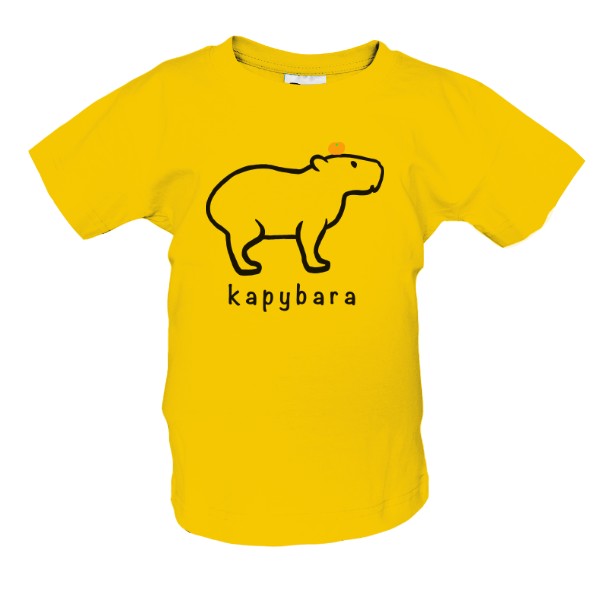 kapybara tmavší s mandarinkou