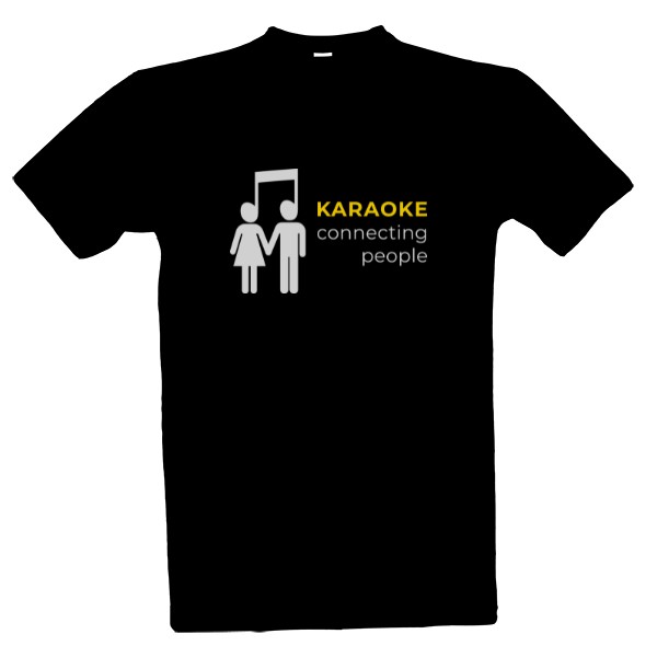 Tričko s potiskem karaoke people
