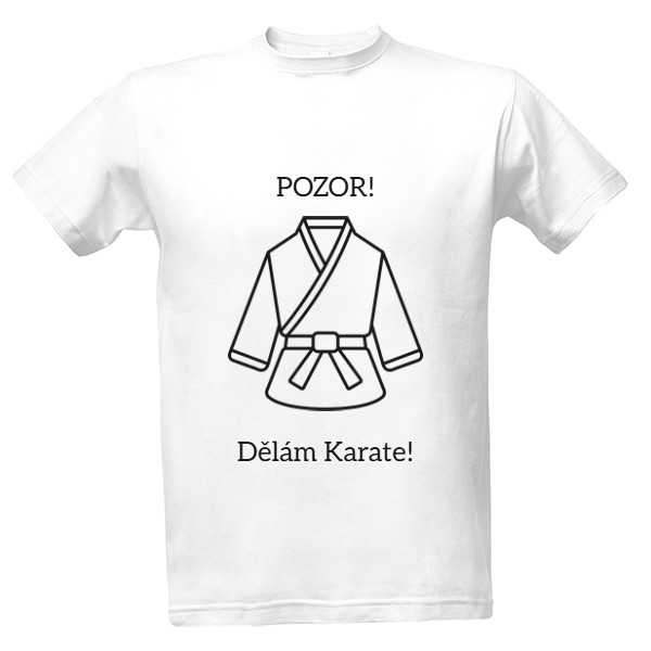 Tričko s potiskem Karate dětské