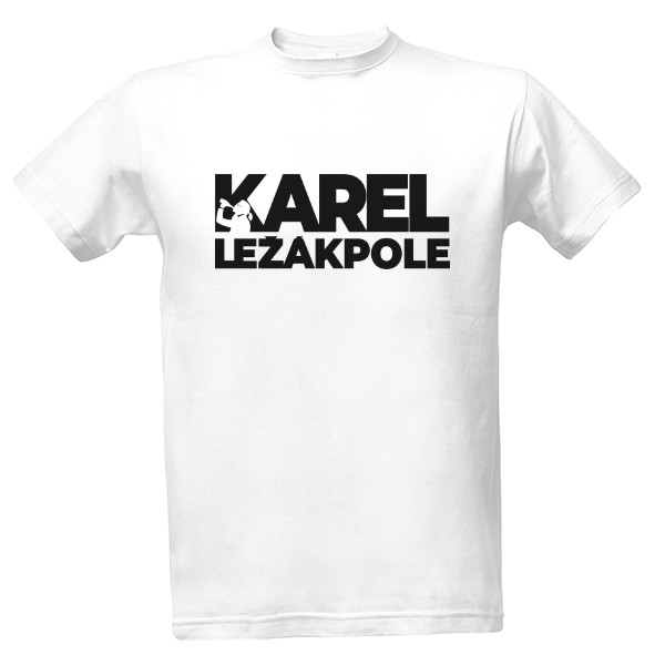 Tričko s potiskem Karel Ležákpole alias Lagerfeld v2