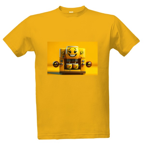 Tričko s potiskem káva dělá den