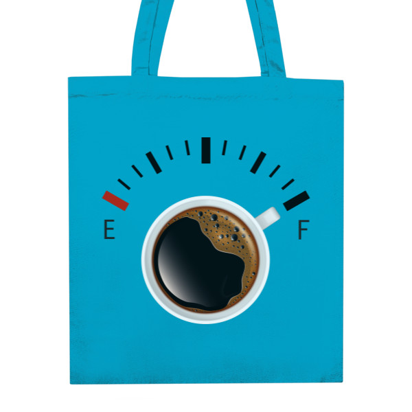 Nákupní taška unisex s potiskem Káva je palivo