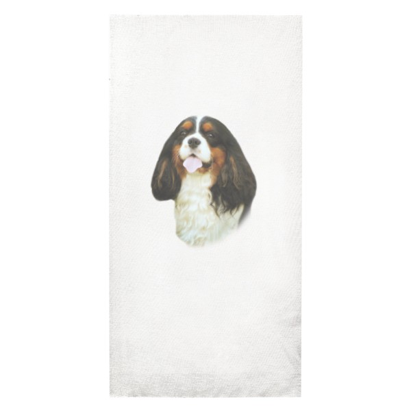 Nákrčník/bandana s potiskem Kavalír King Charles Španěl