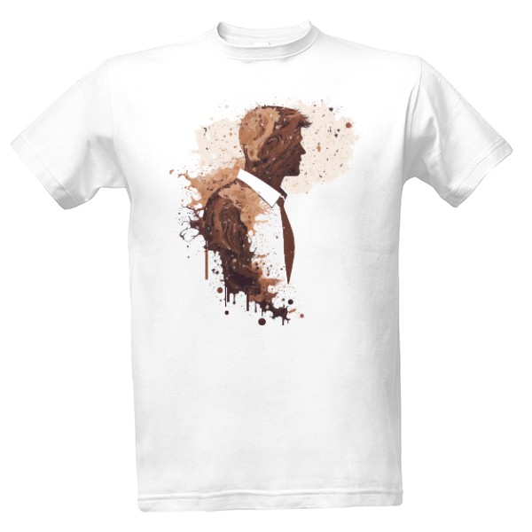 Tričko s potlačou Kávový muž art 2