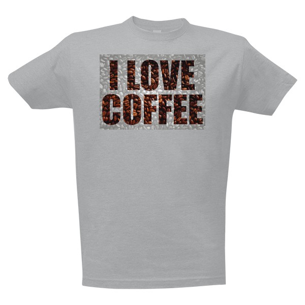 Kávový nápis I Love Coffee