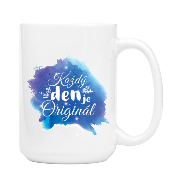 Hrnek velký s potiskem Každý den je originál