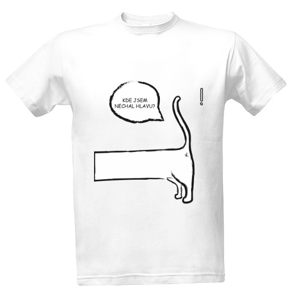 Tričko s potiskem Kde jsem nechal hlavu? - párový