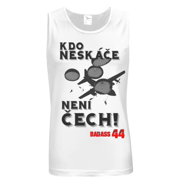 Tričko s potiskem Kdo neskáče-br