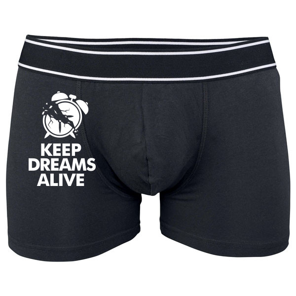 Boxerky Kariban s potiskem Keep dreams alive