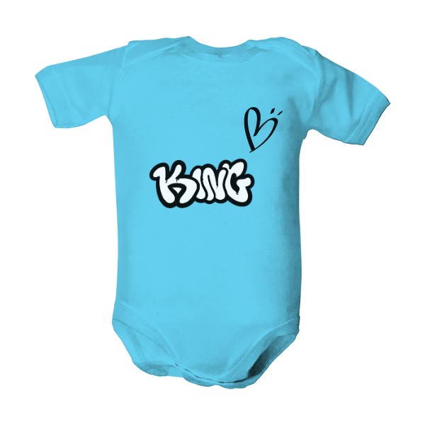 Dětské body  s potiskem king body