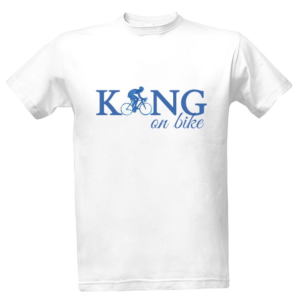 Tričko s potlačou king on bike