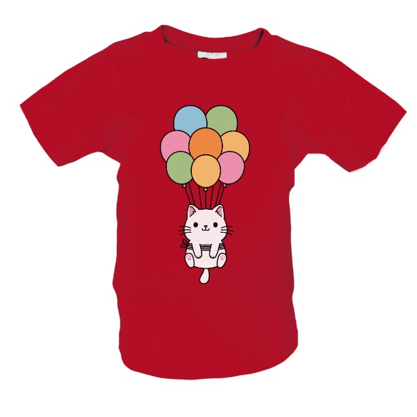 T-shirt Kitty with ballloons