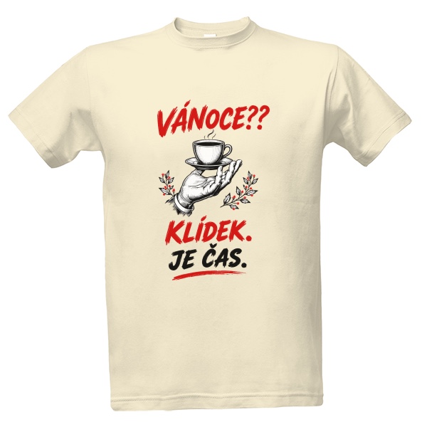 Tričko s potiskem Klídek, je čas.