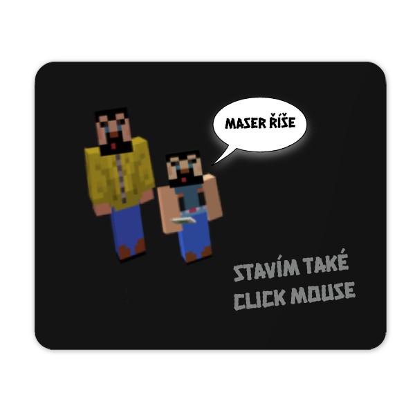 Mouse pad s potiskem  Click Mouse Skin protest