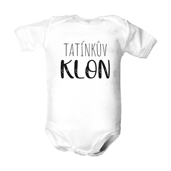 Dětské body  s potiskem Klon