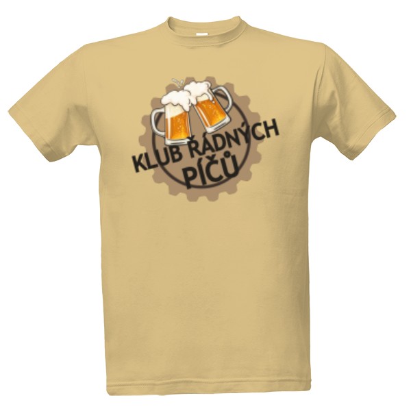 Tričko s potiskem Klub Řádných PÍČŮ