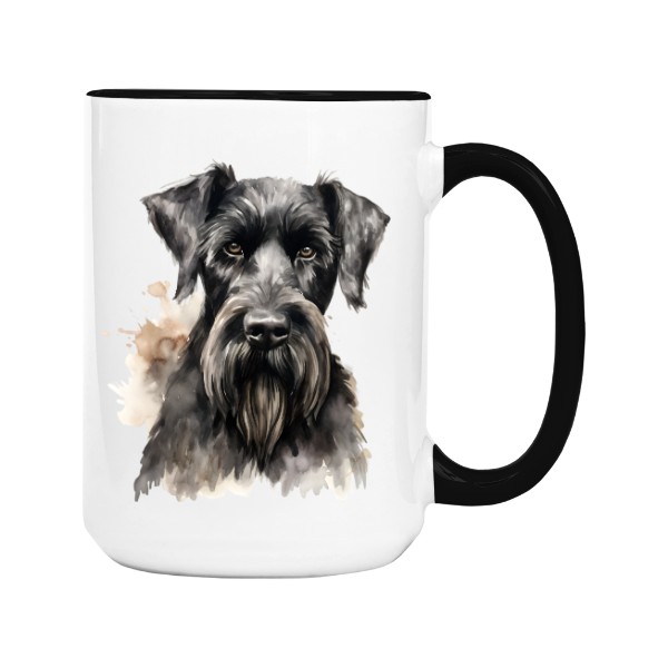 Mug big colourful s potiskem Knírač velký