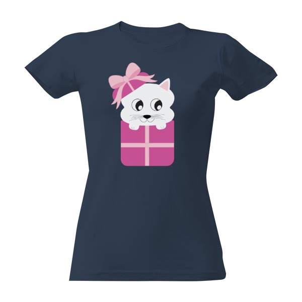 Tričko s potiskem Kočičí dárek
