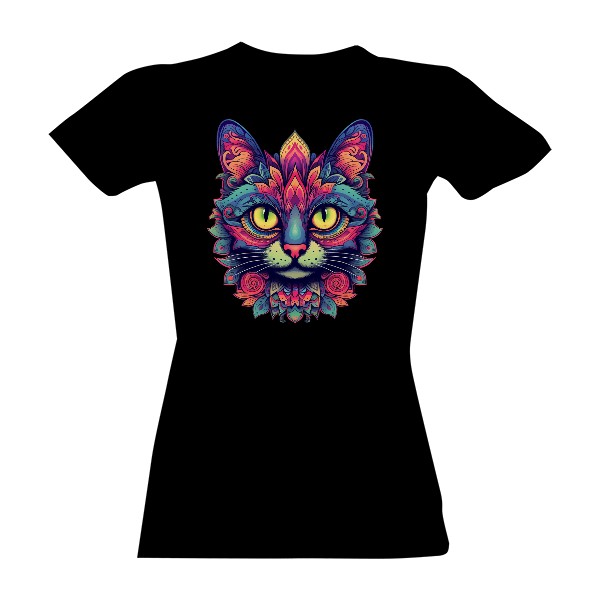 Cat mandala T-shirt