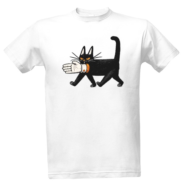 Tričko s potiskem Kočičí Rebel