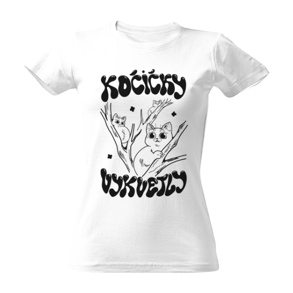 Kočičky vykvetly T-shirt