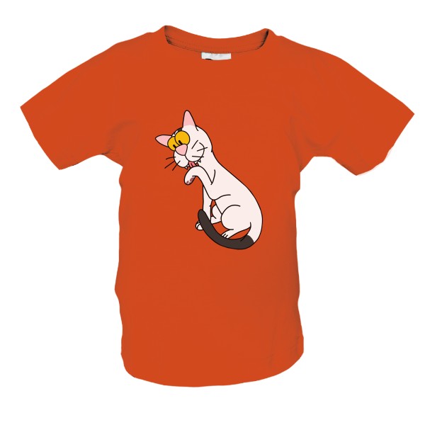 Kočka dětské tričko