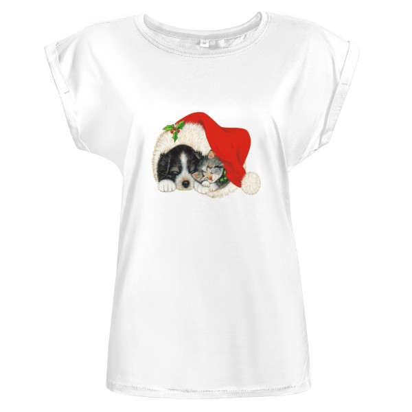 Tričko s potiskem Kočička s pejskem