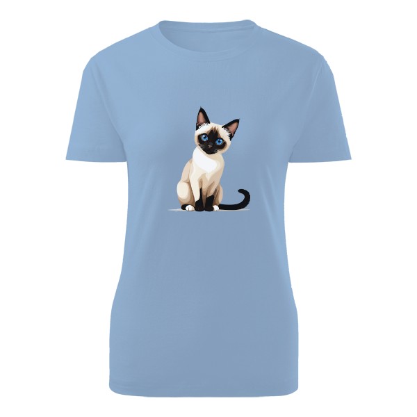 Tričko s potiskem Kočka