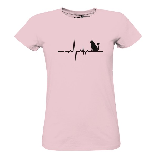 Tričko s potiskem Kočka v tepu