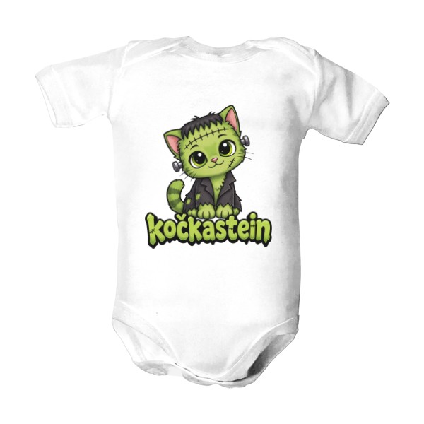 Dětské body s potiskem Kočkastein