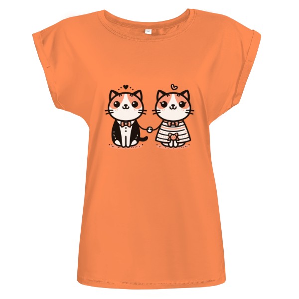 Tričko s potiskem Zamilované kočky