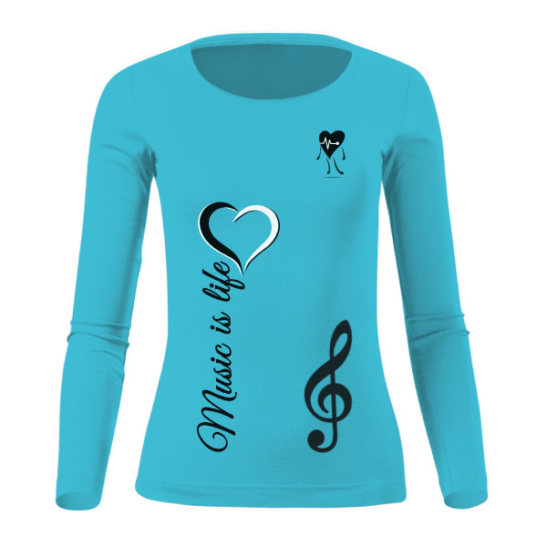 Tričko s potiskem kod2 dámské Long