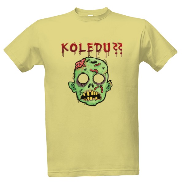 Tričko s potiskem Koleda Zombie