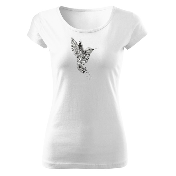 Tričko s potiskem Kolibřice