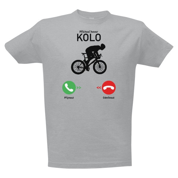 Tričko s potiskem Kolo volá