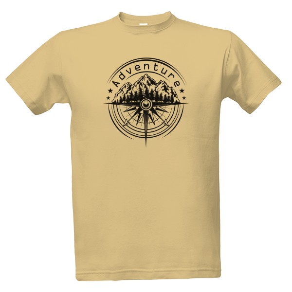 Tričko s potiskem Kompas - Adventure