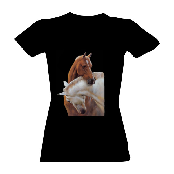 Tričko s potiskem Koně klisny 11