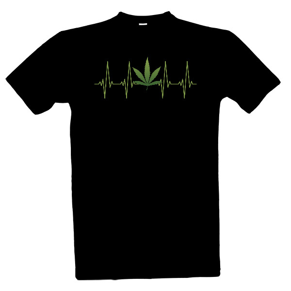 Tričko s potiskem Konopné tričko Marihuana weed
