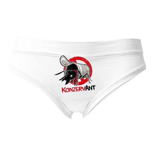 Kalhotky Fox - Výprodej s potiskem KonzervANT