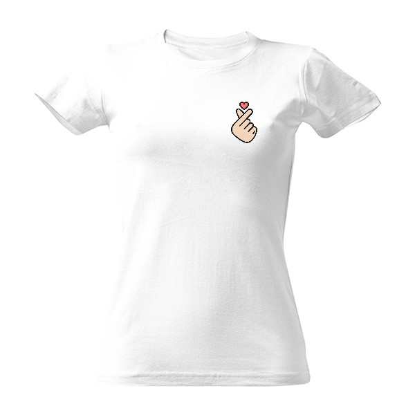 Tričko s potlačou kórejský symbol lásky