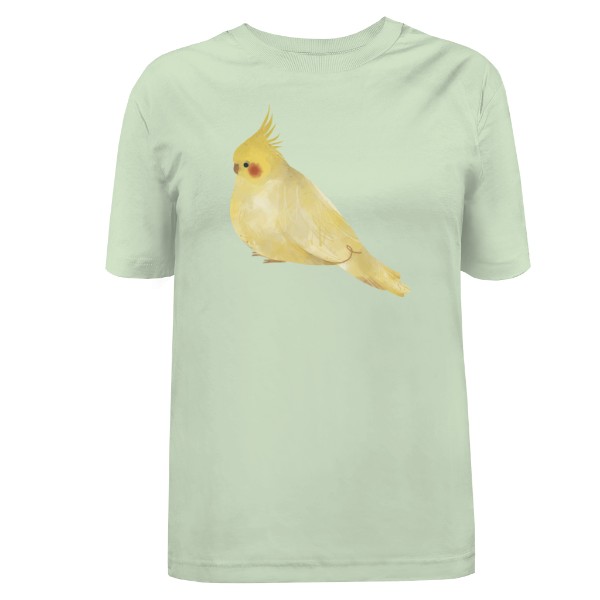 Tričko s potiskem Korela chocholatá - Oversized