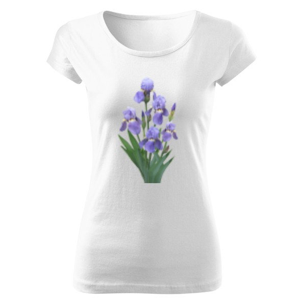 Tričko s potiskem Kosatce