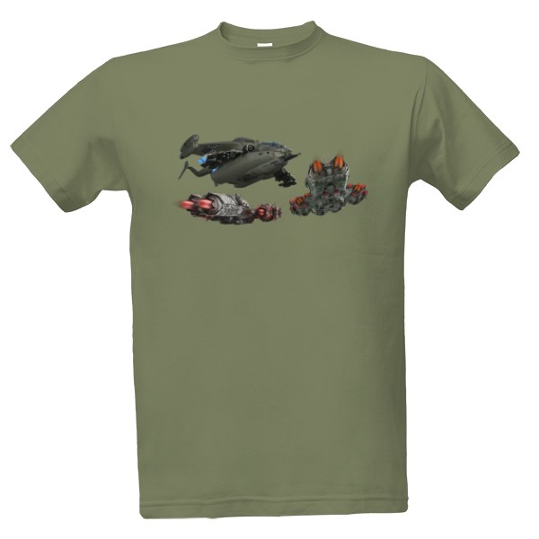 Tričko s potiskem Kosmické lodě