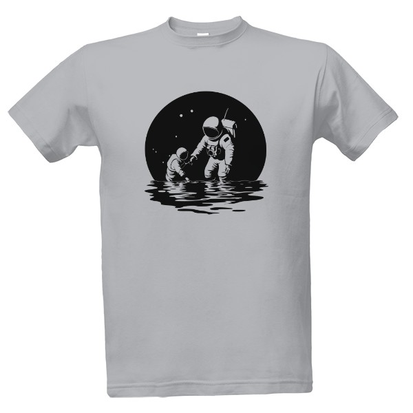 Tričko s potiskem Kosmonauti