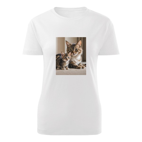 Koťátko s maminkou