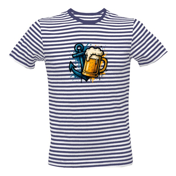 Tričko s potiskem Kotva a pivo