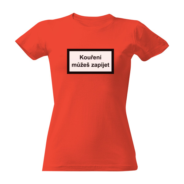Tričko s potlačou KOUŘENÍ  MŮŽEŠ ZAPÍJET