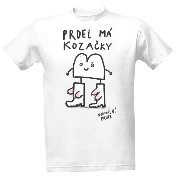 Tričko s potiskem Kozačky