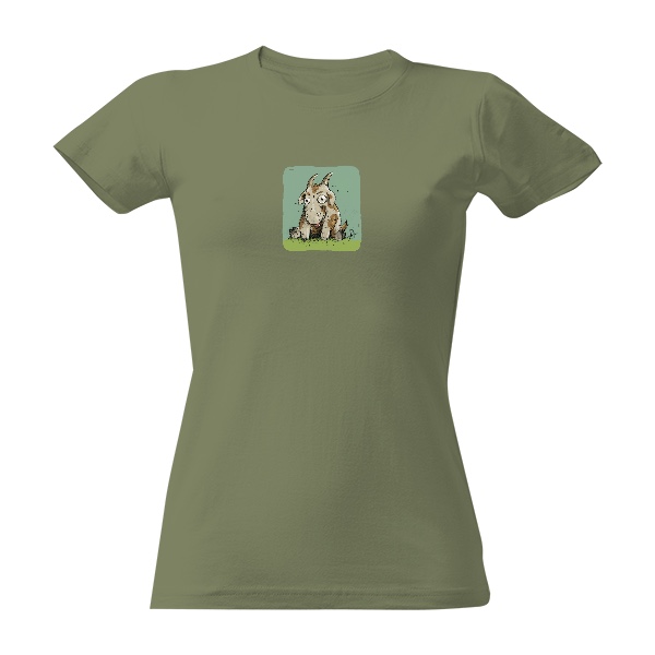 Tričko s potiskem Kozlík (Dámské Triko)